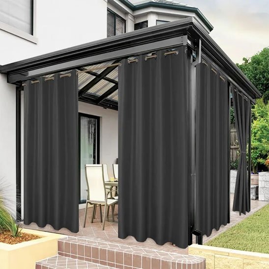 Rideaux extérieur imperméable